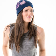 Load image into Gallery viewer, Blue Tie Dyed Beanie
